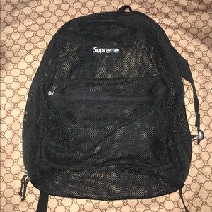 Supreme mesh backpack
